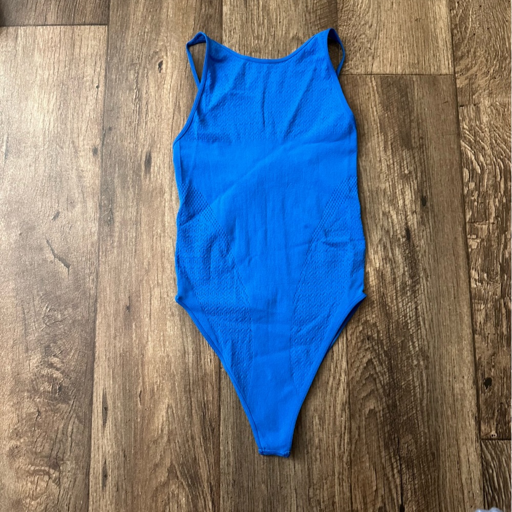 Zara Blue Limitless Contour Collection Bodysuit